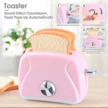 2026 Hot New Deluxe Kitchen Appliances Playset For Kids, Pretend Play Kitchen Accessories With Coffee Maker, Mixer & Toaster, Realistic Lights & Sounds, Interactive Toy Set For Girls Boys Ages 3-8, Perfect Gift For Daily Relaxation & Entertainment – New Model - 粉色 - 查看 5