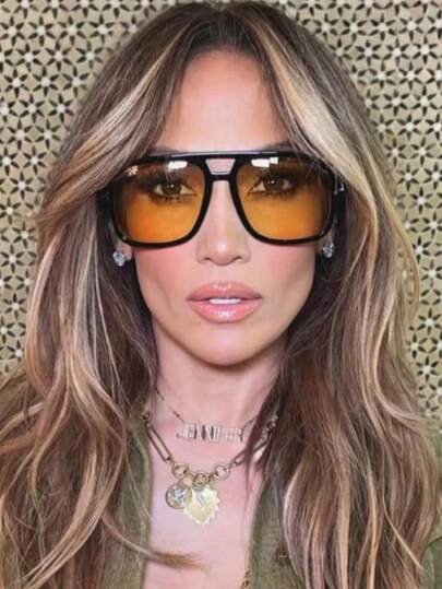 1pc Fashion Classic Multifunctional Polygonal Small Frame Fashion Glasses, Elegant & Beautiful, Suitable For Women, Fashionable Accessory For Summer Outings, Vacations, Outdoor Activities