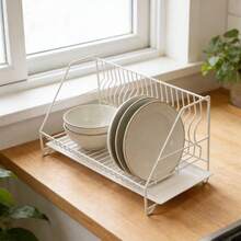 Large Single-Layer, Double-Layer Bowl Rack, 304 Stainless Steel Dish Drying Rack, Kitchen Storage Rack - View 6