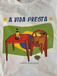 Women's/Men's T-Shirt Life Is Worthwhile Brazil Core Brazilian Style World Cup Launch Cheapest - Rượu sâm banh - Xem 4