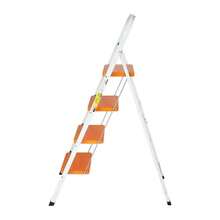 Folding Non Slip 4 Step Ladder Safety Mat Tread Small Stool Ladders Kitchen UK - Multicolor - View 3