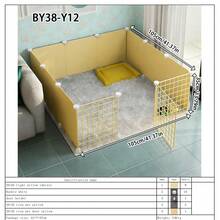 DIY Interlocking Pet Fence For Small Dogs, Guinea Pigs, Mini Rabbits, Kittens, Puppies, Small Animals Safety Barrier - Multicolor - View 12