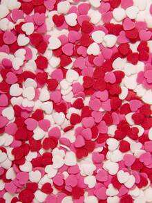 120g / 4.2oz Hạt trang trí bánh ăn được cho Ngày của Mẹ và Ngày Valentine, hỗn hợp kẹo hình trái tim và hình hoa hồng, dùng để trang trí bánh cupcake, sô cô la, bánh macaron và bánh donut, trang trí tiệc theo chủ đề Ngày Valentine. - Xem 19