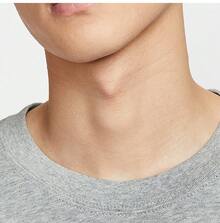 Nike 男士透氣超寬鬆印花短袖 - 灰色 - 查看 3