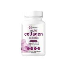 Multi Collagen Pills For Women & Men, 240 Capsules | Type I, II, III, V, X - Hydrolyzed Collagen Peptides With Biotin, Hyaluronic Acid & Vitamin C | Hair, Skin, Nail & Joint Support - 1 CÁI - Xem 7