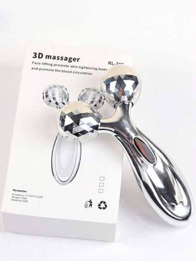 3D Face Massage Roller And Stainless Steel Gua Sha Board Set, Face Sculpting Tool, Effectively Reduces Puffiness And Redness, Metal Skincare Massager, Perfect For Morning Skincare, Post-Workout Recovery, And Travel Self-Care, Especially Suitable For Acne-Prone Skin, Busy Professionals, And Skincare Beginners, Great Gift For Valentine's Day And Mother's Day.