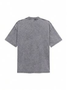Disney Stitch T-Shirt für Damen, 100% Baumwolle, Weite Passform, Kurzarm mit Grafikdruck, hochwertige Verarbeitung, bequem und atmungsaktiv, ideal für Freizeit und Urlaub - Grau - Übersicht 3