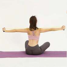 1pc Fitness Resistance Band, 8-Shaped Stretching Band, Home Workout Resistance Rope - Multicolor - View 4