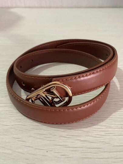 1pc Women's Elegant Fashion Versatile Belt, Suitable For Daily Wear, Gatherings, Travel, Decorating Jeans, Casual Pants, Suits, Dresses