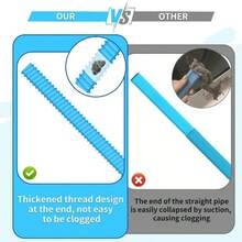 Vacuum Cleaner Vent Cleaning Kit, Dryer Vent Vacuum Hose, Lint Remover - Multicolor - View 9