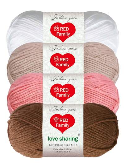 4pcs/Set Colorful Yarn Balls Combo, 200g Total, Soft Texture Suitable For Handmade Crafts, DIY Wallet, Scarf, Sweater, Shawl, Blanket