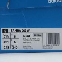 Adidas Originals Unisex SAMBA OG W Casual Sports Shoes, Low-Top KI6265 - Black - View 7