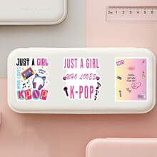 50pcs Kpop Stickers Kpop Gifts Kpop Merch Cartoon Graffiti Stickers Pink Cute Stickers Decorative Stickers For Computer Scrapbook Laptop Luggage Guitar Water Cup Phone Case Waterproof Stickers - A - View 6