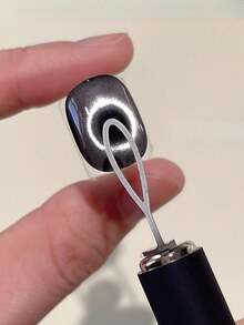 6pcs Cat Eye Nail Polish Gel Magnetic Set, Strong Magnet, Thick Y-Shaped Heart-Shaped Multi-Function Nail Art Magnetic Tool, Nail Art Supplies, Nail Art Tools, Nail Art Tools, Nail, Nail Art Tools, Suitable For Press-On Nails - Multicolor - View 4