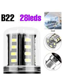 CanLing 20W LED玉米燈泡 E27/E26 嵌入式天花板燈 E14 AC85-265V 5W/7W/9W/12W/15W 適用於居家客廳廚房浴室臥室書房辦公室走廊儲藏室倉庫車庫地下室室內吊燈照明 110V/220V 無閃爍護眼 B22 - (AC85-265V)-LED Corn Light Bulb - 查看 33