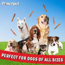 PowerPet Bully Sticks Naturales para Perros 4 u2013 50 Unidades | 100% Res, Premio Saludable Alto en Proteína, Bajo en Grasa, Larga Duración - Blanco - Ver 5