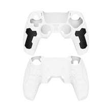 1pc Controller Silicone Case, Thick Mecha Texture 3-Color Design, Anti-Slip Texture For Anti-Drop, Anti-Scratch, Anti-Sweat, Enhanced Gameplay Feel, Bottom Opening For Direct Charging Dock Charging, Compatible With PS5 - View 9