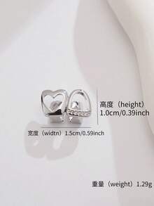 1 Set de Dientes Grillz de Metal Hueco Unisex, Adecuado para Discoteca, Halloween, Navidad - Dentadura postiza - Ver 5