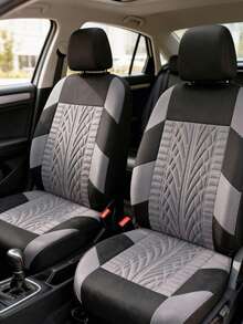 Fundas Asientos Vehículo Poliéster Universal Automóvil 4 Pcs - Multicolor - Ver 1