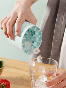 1 khay làm đá viên silicon có nắp đậy, thích hợp cho tủ lạnh, tủ lạnh mini, tủ lạnh ô tô, dễ dàng lấy đá ra, thích hợp cho tủ lạnh gia đình, tủ lạnh mini, tủ lạnh ô tô, tạo ra những viên đá nhỏ sáng tạo, đá viên tròn vụn, khay làm đá viên silicon. - Nhiều màu - Xem 5