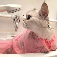 Cat Bath Bag Anti-Bite Restraint Sack For Washing Nail Trimming - View 4