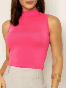 Women Tank Tops & Camis - Hot Pink - View 5