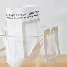 200pcs Disposable Coffee Filter Bags With Handles, Easy To Carry, Leak-Proof, High-Quality Design, Suitable For Home, Office, Commercial Coffee Machines And Tea Brewing, Essential Coffee Accessories And Supplies - Coffee and Tea Filters - View 1