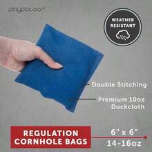 Play Platoon Bolsas de Cornhole de Tela de Pato Resistentes a la Intemperie Juego de 8 pufs para Juego de Agujero de maz tamao y Peso reguladosDecoración de cuarto, Muebles, Herramientas para hombre, Muebles para cuarto - [AUTOMÓVIL CLUB BRITÁNICO - Ver 3