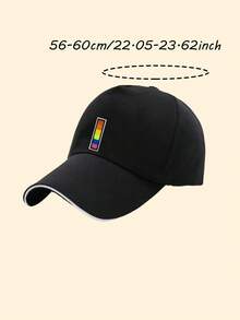 1顶儿童26字母个性化遮阳帽棒球帽男女童可调节后扣户外休闲遮阳帽8-16岁 - 黑色 - 查看 10