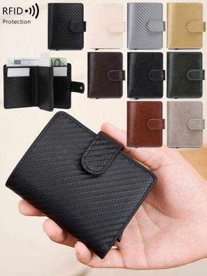 CHARM INFINITE Matte Frosted PU Short Wallet Solid Color Slim Multi-Slot Cash Card Case For Women Wallet Mini Wallet Purse Wallet Small Wallet Cute Wallet Cute Things Money Wallet Travel Essential Summer