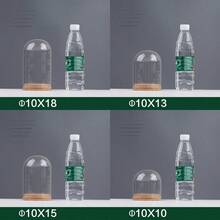 1 chiếc mái vòm thủy tinh trong suốt kèm đế gỗ tự nhiên, thích hợp để trưng bày cây cảnh, tạo tiểu cảnh, dùng làm nắp đậy bằng kính/vật trang trí/vật trang trí chống bụi, phù hợp để trang trí bàn làm việc trong phòng khách và phòng ngủ, phong cách Bắc Âu và Ấn Độ. - hình trụ - Xem 8