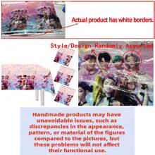 1 pieza/2 piezas/3 piezas Mantel de fiesta de caza de demonios de ídolo K-Pop, cubierta de mesa desechable de PE adecuada para fiesta de cumpleaños de fans, estilos aleatorios - Multicolor - Ver 8