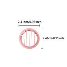 1pc/6pcs Mini Line Pattern Earring Mold, High Precision Clay Mold For Handmade Jewelry, Suitable For Pendant And Necklace Making, Geometric Hollow Clay Craft Tool, 6 Different Styles - Pink - View 13