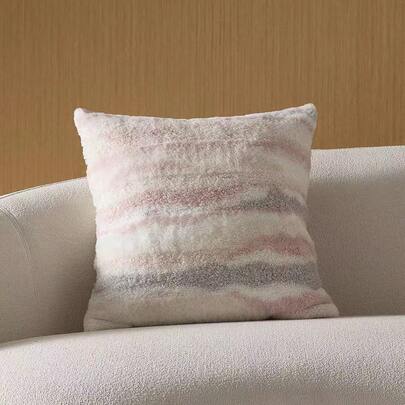 غطاء وسادة مخملي بتصميم سماء نجمية حالمة وأرنب، بنسيج هندسي ملون سميك قابل للغسل في الغسالة، مناسب للديكور الداخلي والخارجي، غرفة المعيشة، غرفة النوم، الحفلات (لا يشمل إدراج الوسادة)