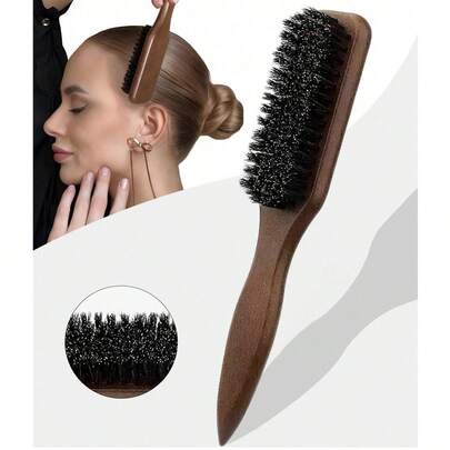 1pc Unisex Fragrant Professional Hair Grooming Brush, Ombre Color Brush And Haircut Cleaning Brush, Smooth Maintenance Tool, Suitable For Coarse And Fine Hair, Applicable For National Day, Bathroom, Scalp Massage, Back To School, Travel, Daily Life, Valentine's Day