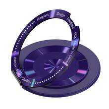 Aluminum Alloy Magnetic Phone Ring Holder, Compatible With MagSafe, Magnetic Phone Stand Compatible With IPhone 17/16/15/14/13/12 Series, Includes MagSafe Adapter Ring Compatible With IPhone, Android Phone, Gift For Birthday, Family, Friends Gifts Birthday Phone Grip Phone Accessories - Multicolor - View 12