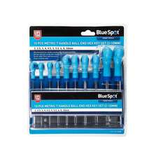 10pc Long Metric Ball Point Hex Allen Key Set 2-10mm T Handle Keys - Rectangle - View 6