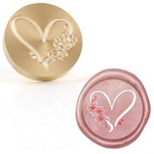 25mm Removable Brass Wax Seal Stamp With Cute Pattern, Suitable For Decorating Notebooks, Postcards And Gifts - A - View 21