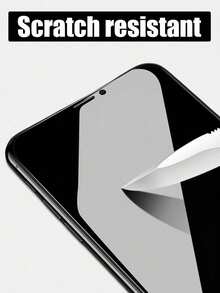 Privacy Tempered Glass Screen Protector 3pcs Anti-Spy Tempered Glass Screen Protector Compatible With Apple Devices Anti-Scratch Anti-Collision Oleophobic Coating Smooth Touch Compatible With Apple X/XR/6/7/8/11/12/13/14/15/16/16Plus/16Pro/16ProMax/16e/17/17 Air/17 Pro/17 Pro Max Series Spring Gift Birthday Anniversary Party - Black - View 6