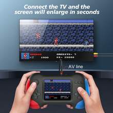 X9M Portable Retro Video Handheld Games Console 3.5-Inch Joystick Console Built-In 666 Game Wireless Controller Gaming Stick Rechargeable Connected Tv - Multicolor - View 3