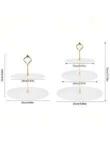1pc 4-Tier Acrylic Cupcake Stand, Premium Cupcake Display Tower, Clear Cupcake Holder Rack, Fits 52 Cupcakes, Suitable For Pastry, Wedding, Birthday Party Display - Clear - View 8