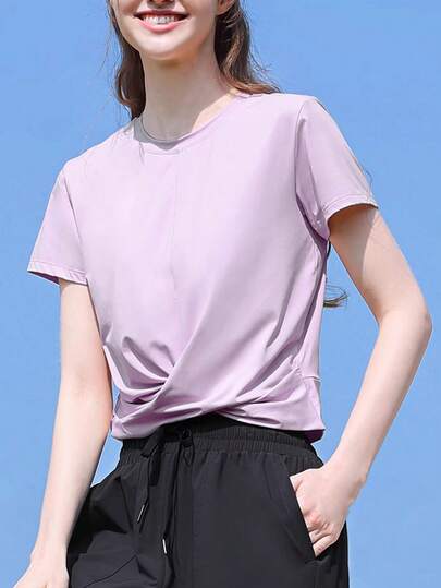 CAMEL CROWN Camiseta deportiva para mujer, ropa transpirable y de secado rápido para correr y hacer ejercicio