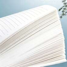 120 Sheets/60 Pcs Removable Blank, Grid, Lined Loose Leaf Refill Paper Notebook Insert - Horizontal Line - View 3