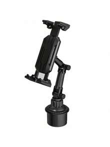 Adjustable ABS Cup Holder & Phone/Tablet Stand, Dual-Use Vehicle Navigation Bracket, Suitable For Dashboard And Air Vent, Friendly Design - Multicolor 1 - View 10