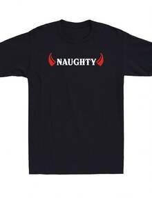 Naughty Cistmas Funny Naughty Cistmas Xmas Gift 's T-Shirt220G Heavyweight 100% Cotton T-Shirt. -Thicker, Softer, And Stronger T Your Average . This Heavyweight Essential Brings Pm Comfort And Rugged Performance Together. I For Layering, Lounging, Or Hitting The Streets In Style. Fade-Resistant And Pre-Sunk For A Reliable Fit Every Time. - màu đen - Xem 1