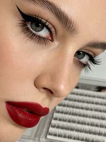 120 Clusters CC Curled False Eyelashes, Single False Eyelash, CC Curled Natural Makeup Effect, Comic Style False Eyelashes, Single False Eyelash, Home DIY False Eyelashes, Eyelash Clusters, Single False Eyelash, Eyelashes, False Eyelashes - CC - View 6