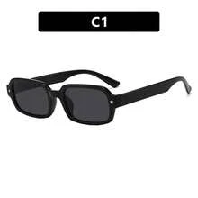 1 Pair Men's Casual Basic Black Rectangular Fashion Glasses, Suitable For Holiday Outings, Outfit Matching, Also Can Be Used As Holiday Gifts - Multicolor - View 2