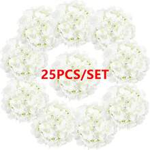 30/15 支仿真绣球花，质感逼真，花朵硕大，白色人造绣球花带茎，花头饱满，适用于家居装饰、派对装饰、婚礼花束、桌面摆件、生日礼物、室内/室外装饰、花瓶填充物、礼品、婚礼、婚礼用品、婚礼装饰、人造装饰 - 白色 - 查看 12