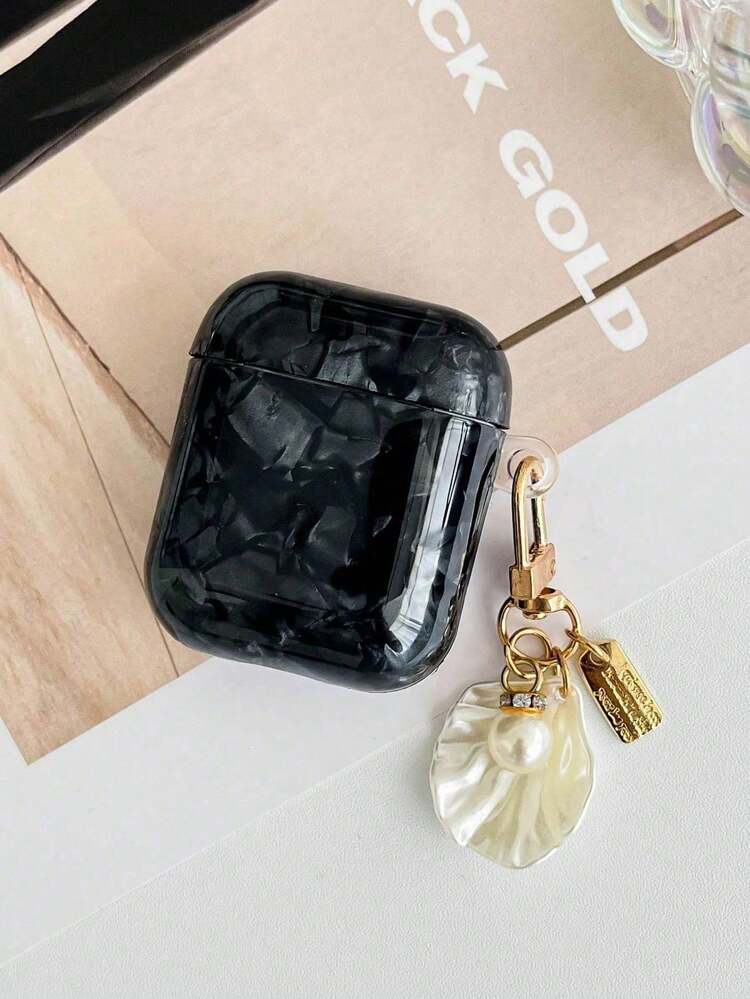 1个黑色壳纹TPU防震保护壳，适用于 Pro 2无线蓝牙耳机 - 彩色 - 查看 3