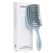 Curl Weave Brush Bàn chải chống rối tóc được cấp bằng sáng chế, thoáng khí, thích hợp cho tóc ướt và khô, phù hợp với tóc xoăn, tóc thô, tóc dài, lông mềm chống tĩnh điện giúp massage da đầu, chất liệu rơm sinh học nhẹ, hộp quà tặng dành cho phụ nữ. - Nhiều màu - Xem 19